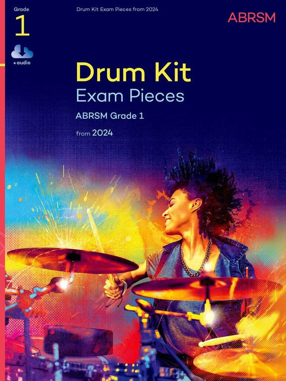 ABRSM: Drum Kit Exam Pieces Grade 1 From 2024 (With Audio)