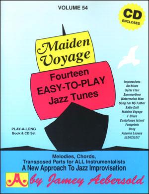 Maiden Voyage Vol. 54 C/ B-Flat/E-Flat And Bass Instruments (Book/CD)