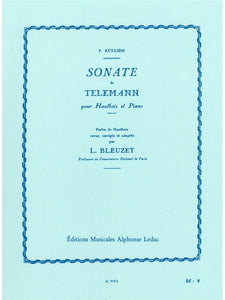 Georg Philipp Telemann: Sonata In A Minor (Oboe/Piano)