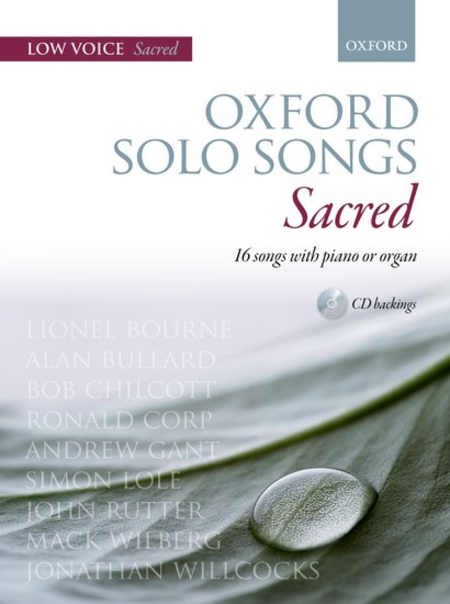 Oxford Solo Songs: Sacred Low Voice  With CD
