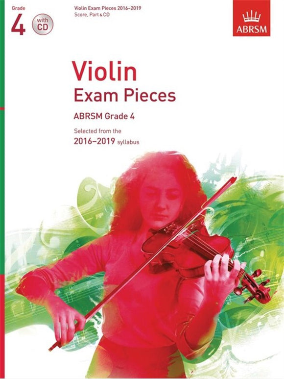 ABRSM: Violin Exam Pieces 2016-2019  Grade 4 (Book/CD)
