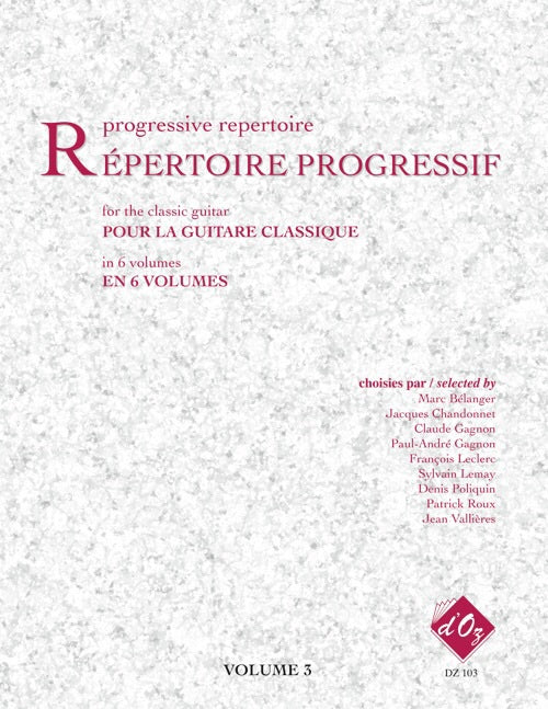 Repertoire Progressif Guitar Volume 3