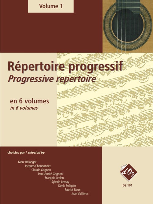 Répertoire Progressif Guitar Volume 1