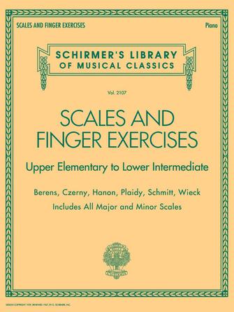Scales And Finger Exercises Schirmer Library of Classic Volume 2107