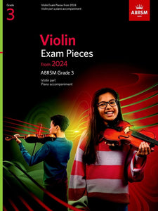 ABRSM: Violin Exam Pieces From 2024 Grade 3