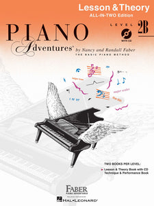 Piano Adventures Level 2B - Lesson & Theory All-In-Two Edition (With Audio)