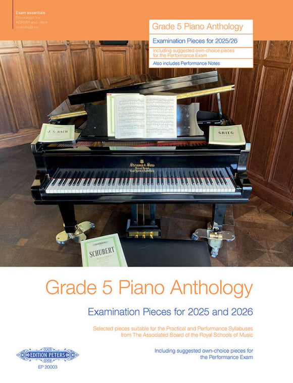 Grade 5 Piano Anthology Examination Pieces For 2025/2026 Piano Solo
