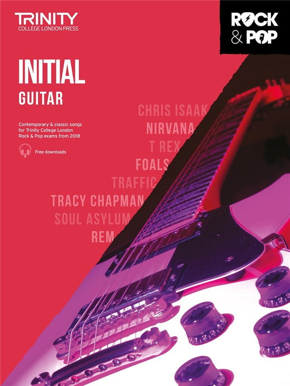 Trinity College London:  Rock And Pop Guitar Initial From 2018