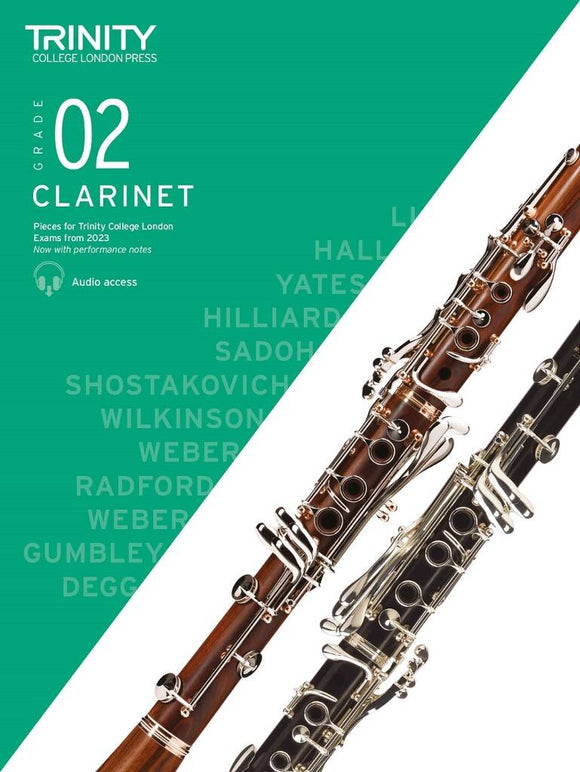 Trinity College London: Clarinet Exam Pieces From 2023: Grade 2