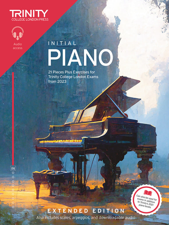 Trinity College London: Piano Exam Pieces Plus Exercises From 2023 Initial Extended Edition ( With Audio)