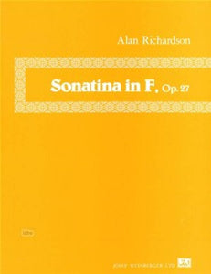 Alan Richardson: Sonatina In F Op. 27 Piano Solo