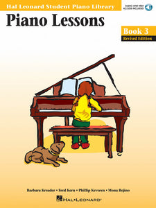 Hal Leonard: Piano Lessons Book 3 (With Online Audio)