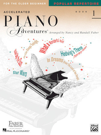 Accelerated Piano Adventures (For The Older Beginner) Popular Repertoire Book 1