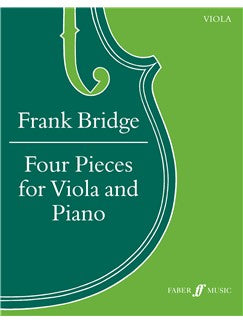 Frank Bridge: Four Pieces For Viola And Piano - Piano Accompaniment