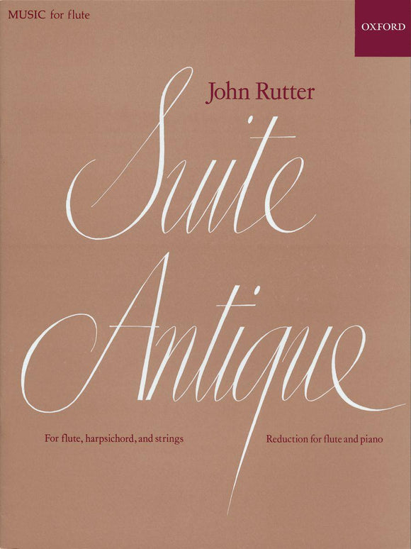 John Rutter: Suite Antique For Flute And Piano