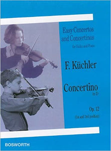 Ferdinand Kuchler: Concertino in D Op. 12 for Violin and Piano