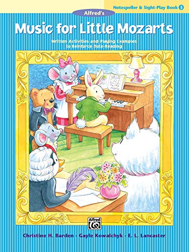 Music for Little Mozarts Notespeller And Sight-Play Book 3