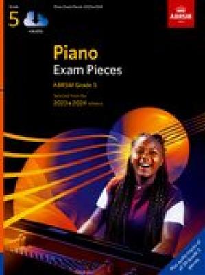 ABRSM: Piano Exam Pieces 2023-2024 Grade 5  (With Audio)