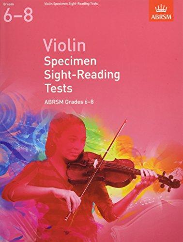 ABRSM: Violin Specimen Sight-Reading Tests Grades 6-8