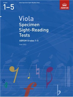 ABRSM: Viola Specimen Sight-Reading Tests Grades 1-5 (From 2012)