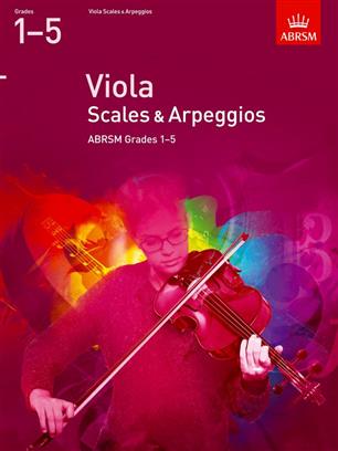 ABRSM: Viola Scales And Arpeggios Grades 1-5 (From 2012)