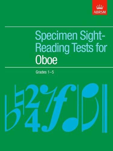 ABRSM: Specimen Sight-Reading Tests For Oboe Grades 1-5