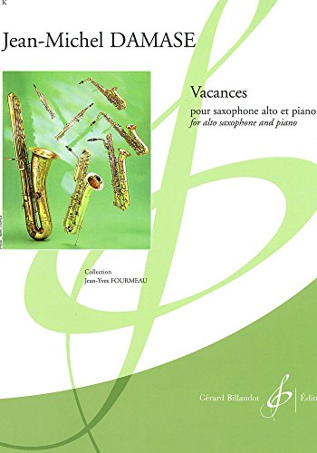 Jean-Michel Damase: Vacances (Alto Saxophone/Piano)