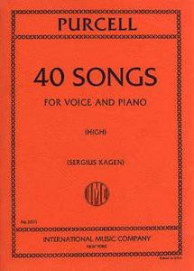 Henry Purcell: 40 Songs For Voice And Piano