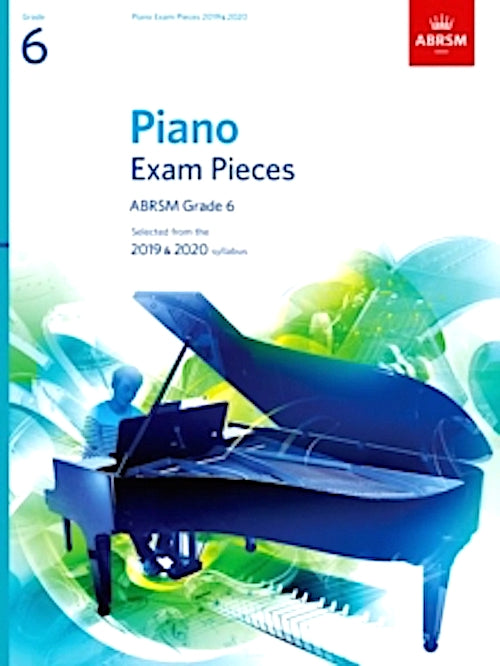 ABRSM: Piano Exam Pieces 2019-2020  Grade 6 (Book Only)