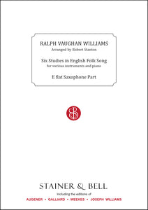 Ralph Vaugham Williams: Six Studies In English Folk-Song (Alto Saxophone)