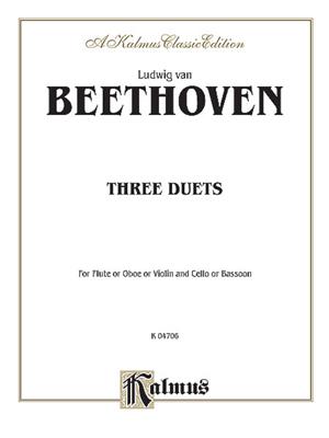 Ludwig Van Beethoven: Three Duets C Instrument