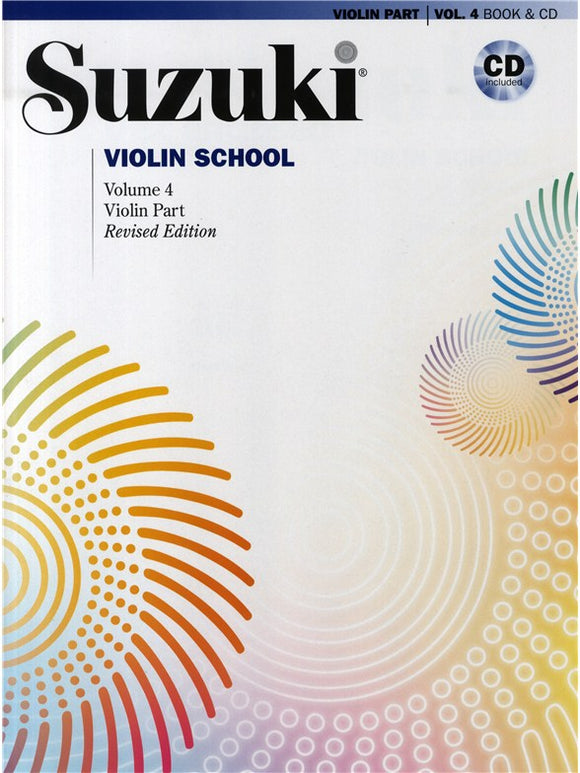 Suzuki Violin School: Violin Part & CD Volume 4 (Revised Edition)
