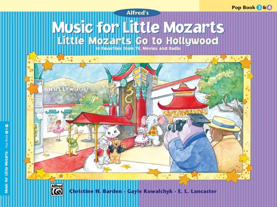 Music For Little Mozarts: Little Mozarts Go to Hollywood Pop Book 3 And 4