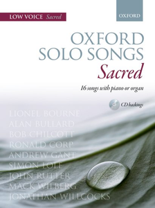 Oxford Solo Songs: Sacred Low Voice  With CD