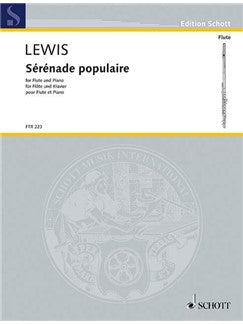 Paul Lewis: Serenade Populaire for Flute And Piano (Piano Accompaniment)