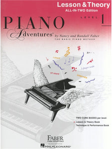 Piano Adventures Level 1 - Lesson & Theory All-In-Two Edition ((Book/Audio))