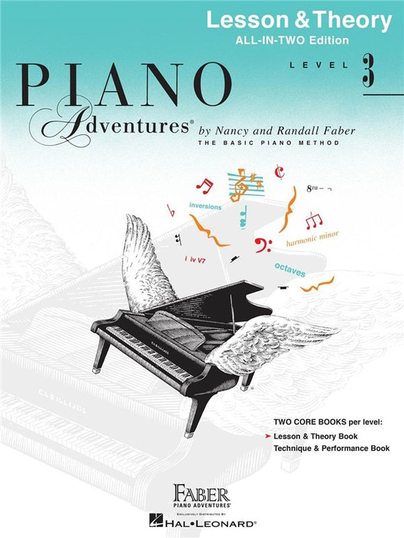 Piano Adventures Level 3 - Lesson & Theory (All-In-Two Edition)