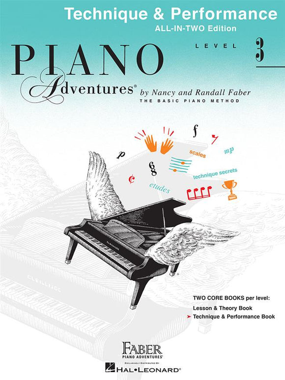 Piano Adventures Level 3 - Technique & Performance (All-In-Two Edition)