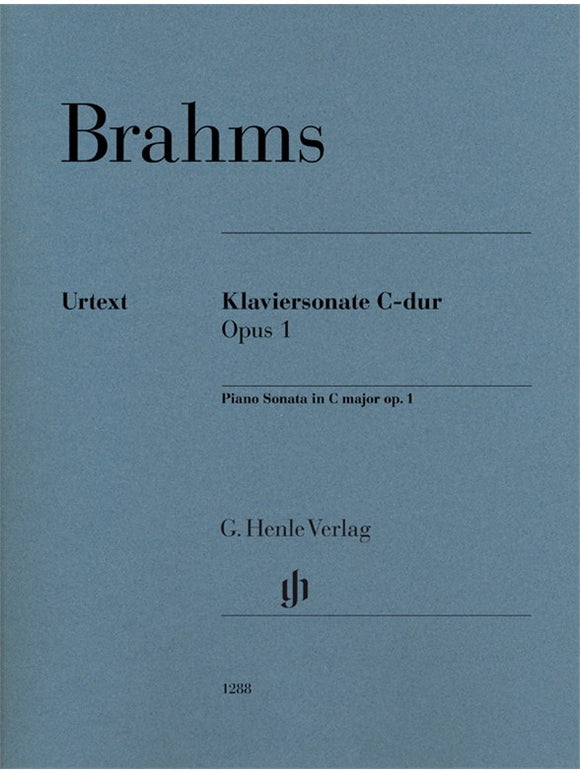 Johannes Brahms: Piano Sonata In C OP. 1