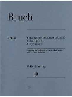 Max Bruch: Romance For Viola And Orchestra In F OP.85 - Piano Accompaniment