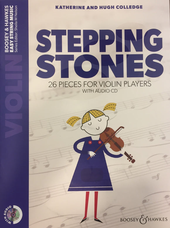Katherine And Hugh Colledge: Stepping Stones (Violin Book/CD)