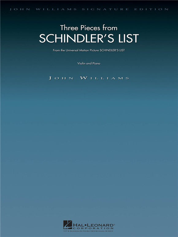 John Williams: Three Pieces From Schindler's List