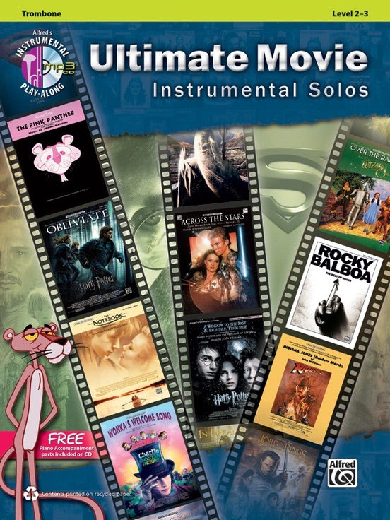 Ultimate Movie Instrumental Solos Trombone (Book/CD)