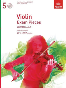 ABRSM: Violin Exam Pieces 2016-2019  Grade 5 (Book/CD)
