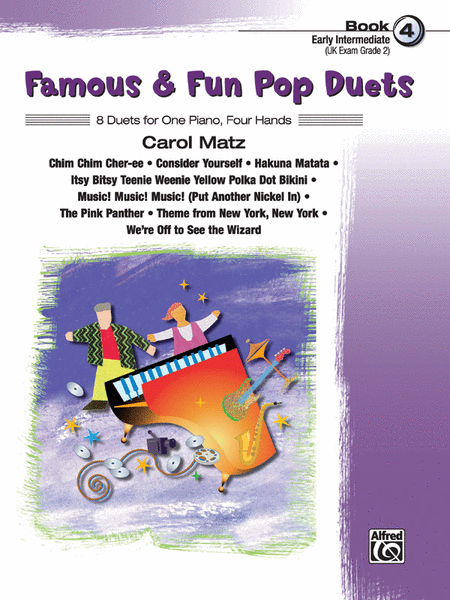 Carol Matz: Famous & Fun Pop Duets Piano Book 4