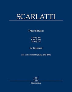 Domenico Scarlatti: Three Sonatas For Keyboard K.323 (L 95), K.378 (L 276), K. 162 (L 21)