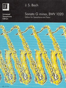 J.S. Bach: Sonata In G Minor BWV 1020 (Saxophone/Piano)