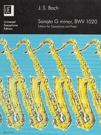 J.S. Bach: Sonata In G Minor BWV 1020 (Saxophone/Piano)