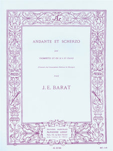 Joseph Edouard Barat: Andante Et Scherzo (Trumpet/Piano)