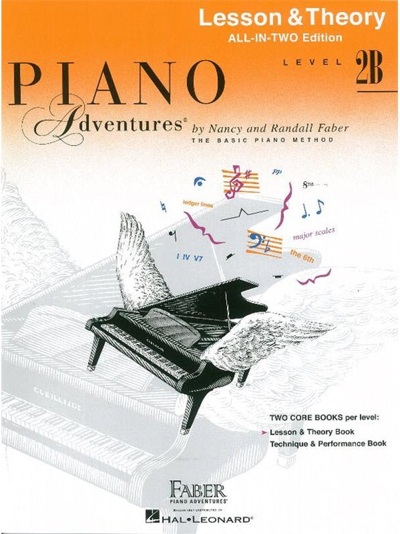 Piano Adventures Level 2B - Lesson & Theory All-In-Two Edition (Book Only)